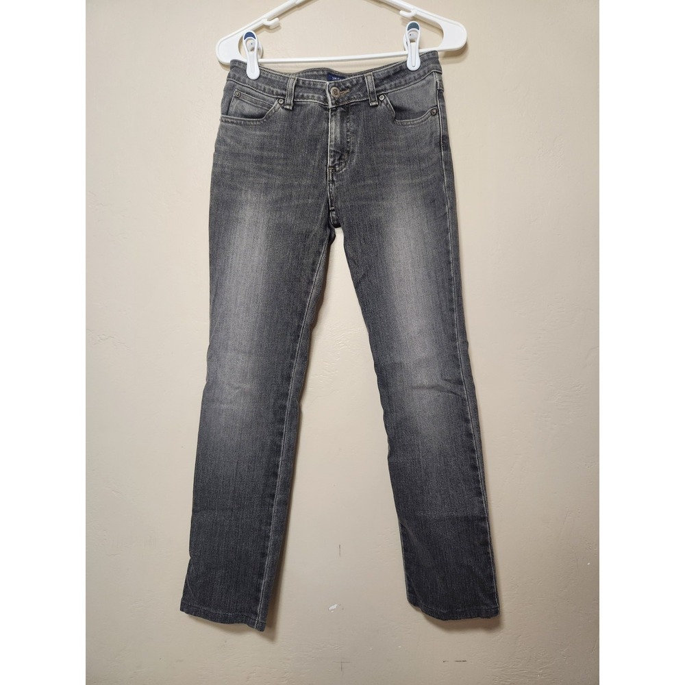Something Edwin Vienus Straight Leg Jean Gray Womens Size 27 Waist